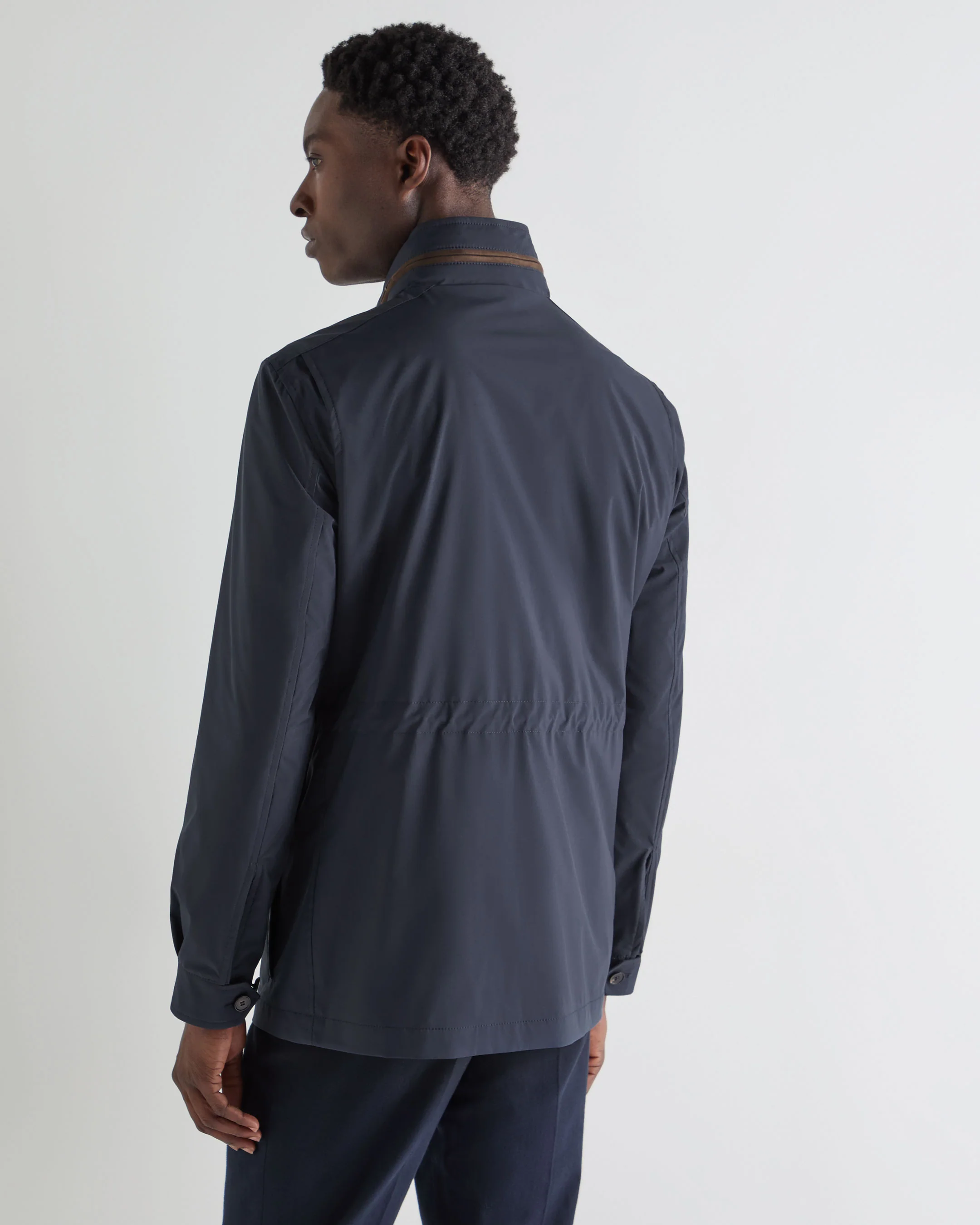 Men's Hampton Weatherproof Jacket Summer Navy Blue - Image 4