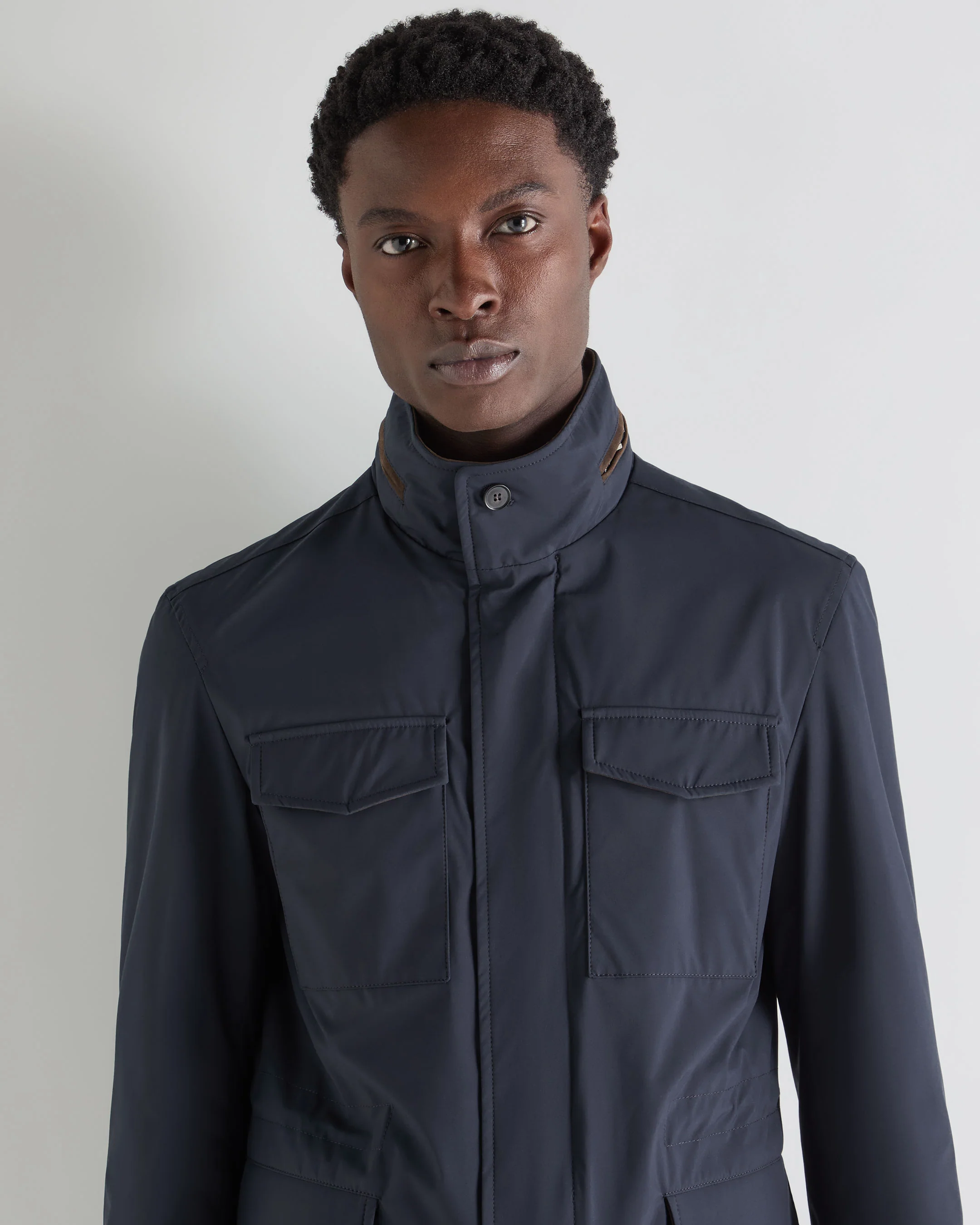 Men's Hampton Weatherproof Jacket Summer Navy Blue - Image 6