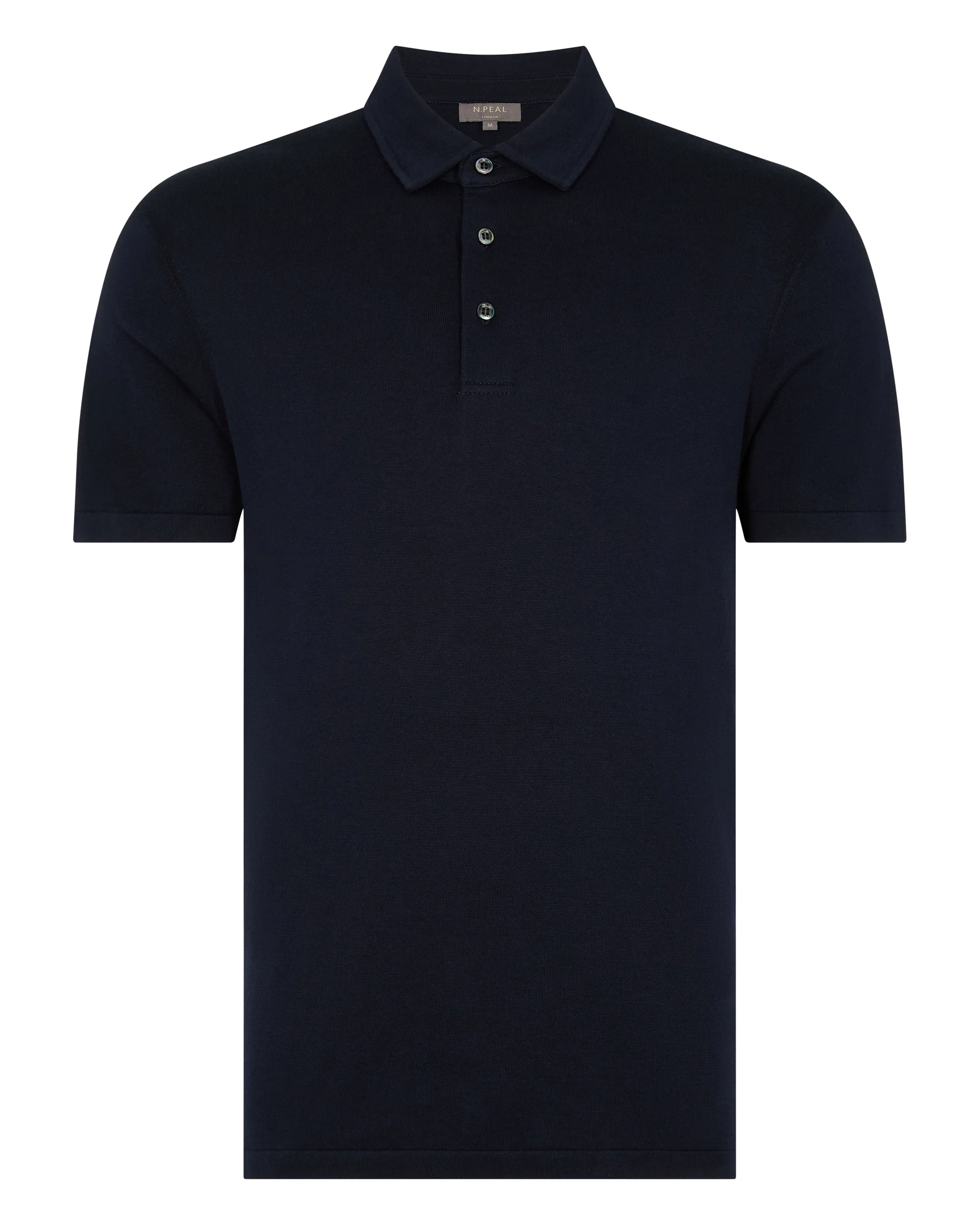 Men's Hove Cotton Polo Navy Blue - Image 2