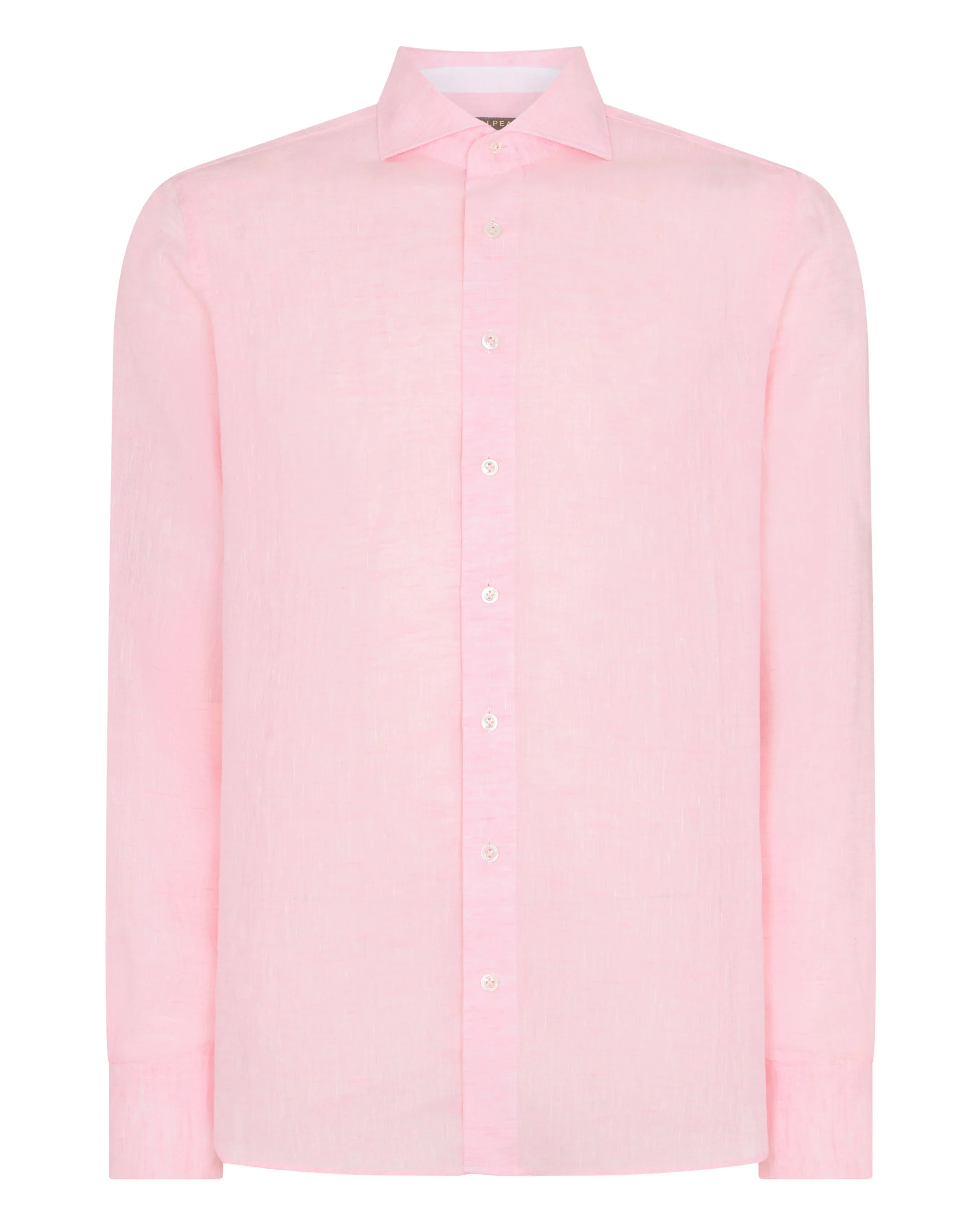 Men's Cannes Linen Shirt Pink - Image 2