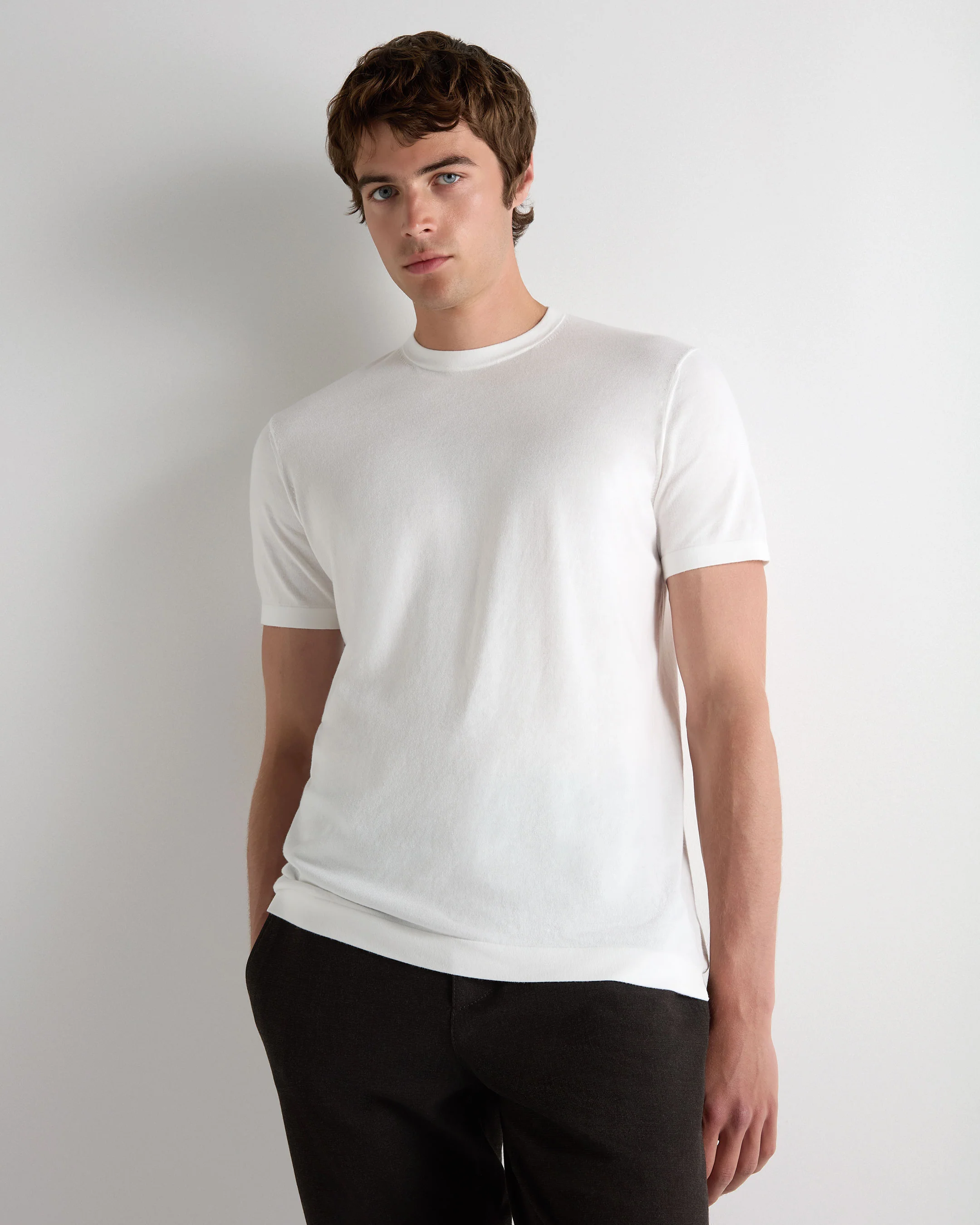 Men's Sea Island Cotton T-Shirt White