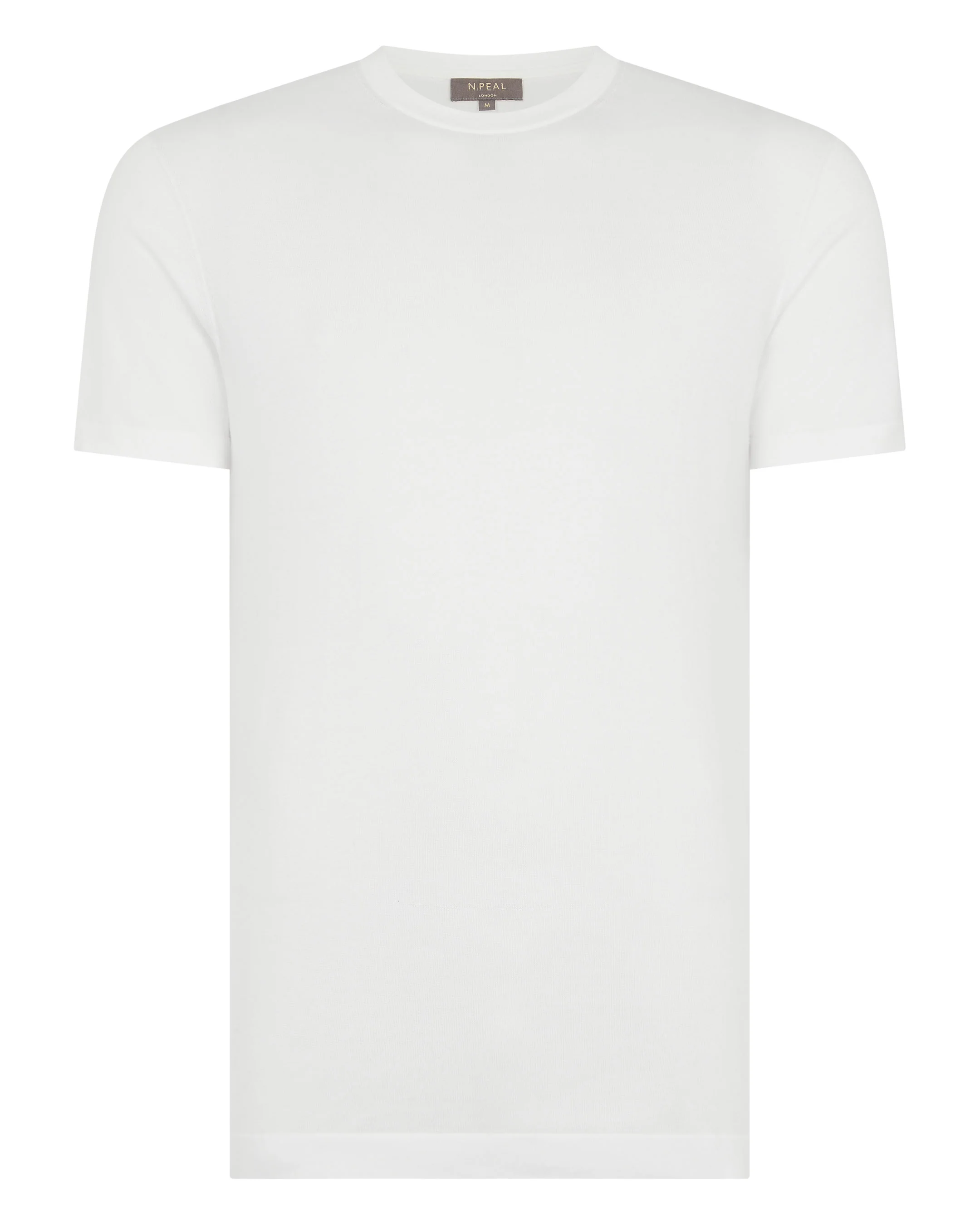 Men's Sea Island Cotton T-Shirt White - Image 2