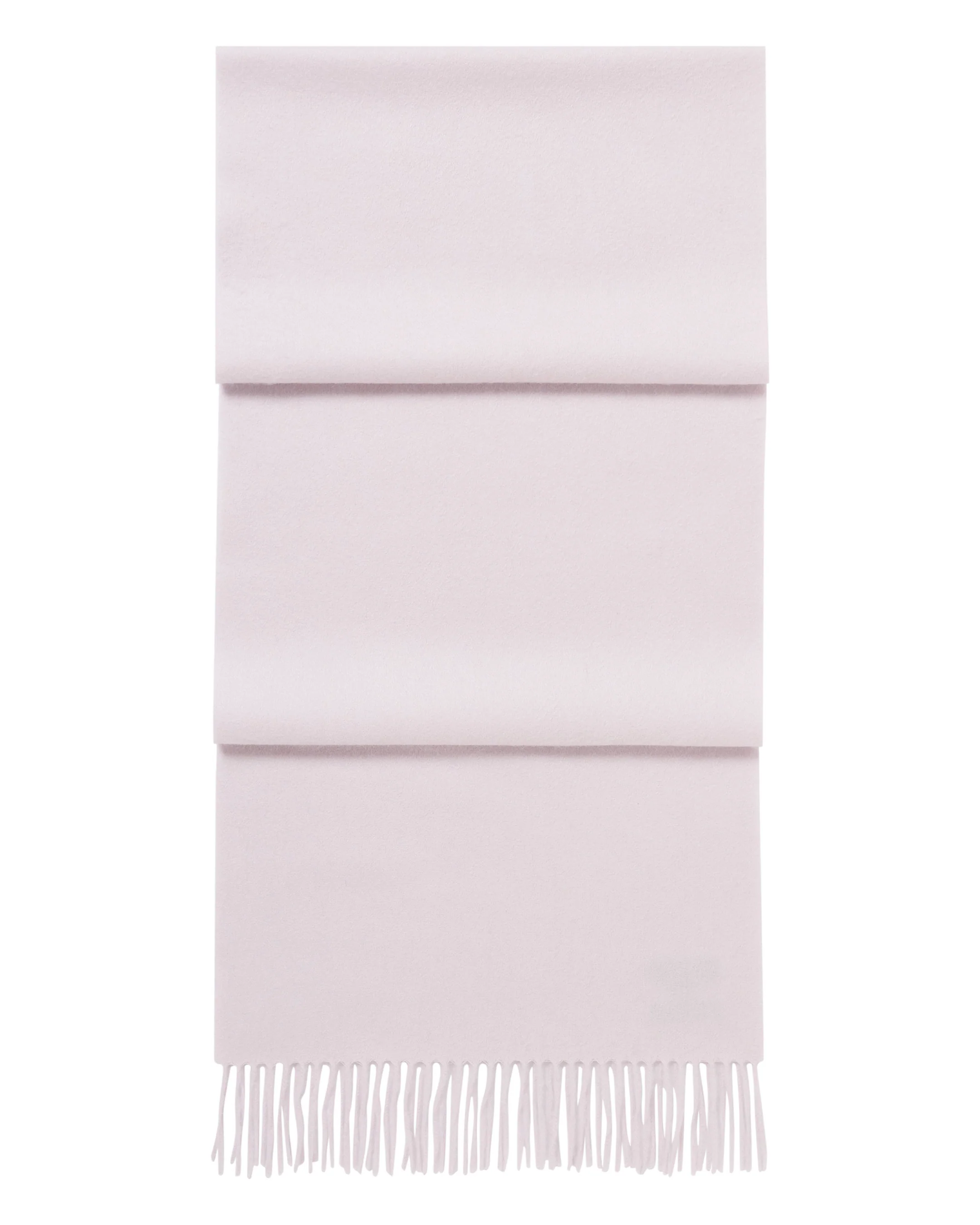 Unisex Large Woven Cashmere Scarf Chalk Pink